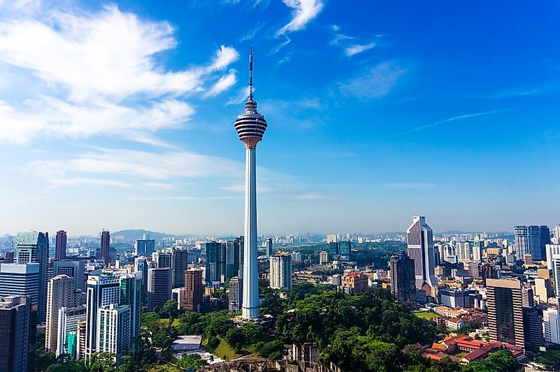 #7 Menara Kuala Lumpur, Malaysia - 1,379 Feet