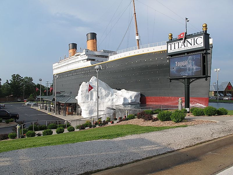 Titanic Museum, Branson. Image credit: Brad A. Totman/Public domain Titanic Museum, Branson. Image credit: Brad A. Totman/Public domain