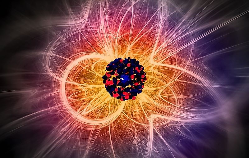 High Energy Particles Collision - Antimatter - Abstract Illustration High Energy Particles Collision - Antimatter - Abstract Illustration