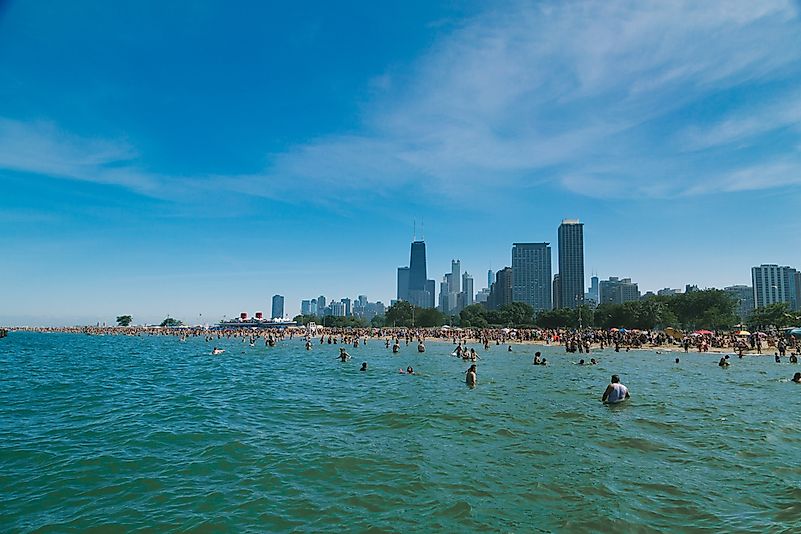 #1 Swimming in Lake Michigan