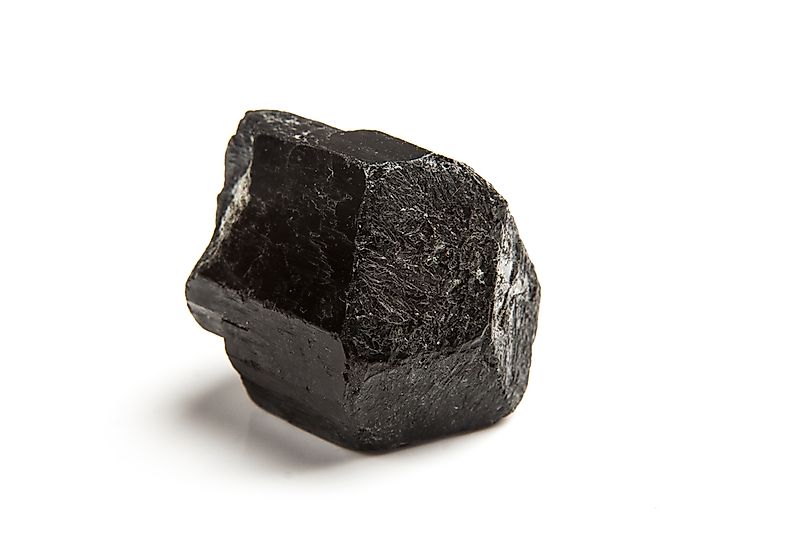 Black tourmaline crystal