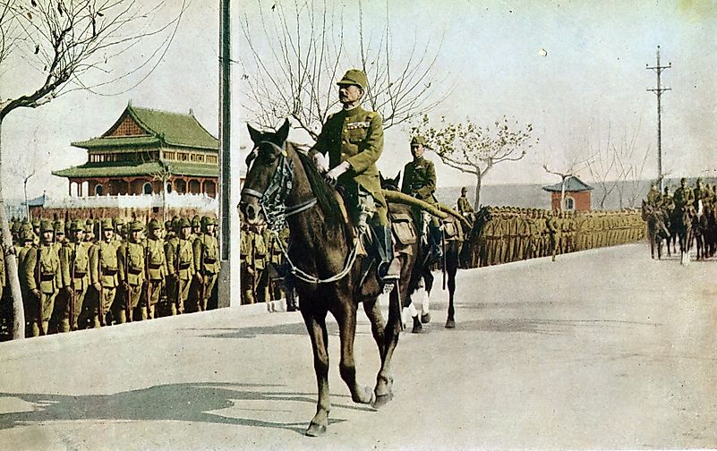 More details Matsui riding into Nanjing on December 17, 1937. Image credit: