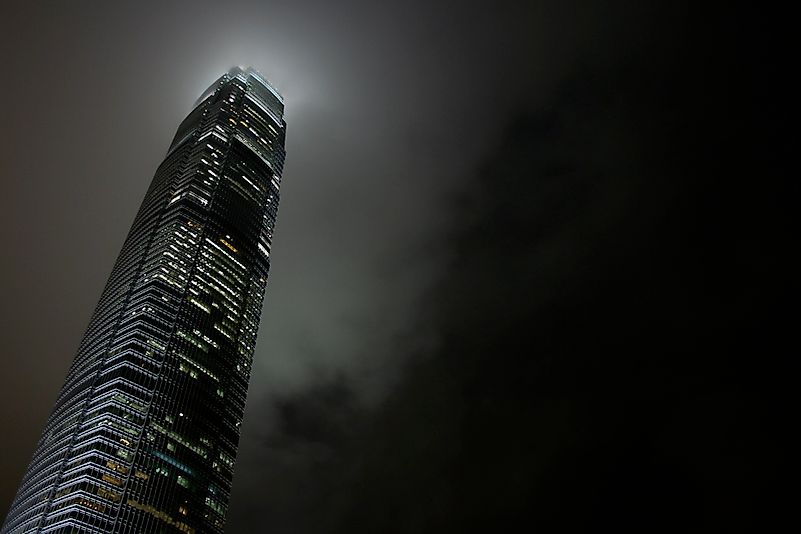 In the movie, The Dark Knight, a scene depicts Batman leaping off the top of International Finance Centre Tower 2 in Hong Kong. Image credit: Richard Allaway/Flickr.com In the movie, The Dark Knight, a scene depicts Batman leaping off the top of International Finance Centre Tower 2 in Hong Kong. Image credit: Richard Allaway/Flickr.com
