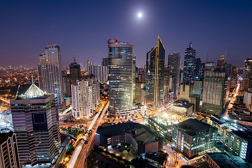 Manila, the Philippines. Manila has the tenth most skyscrapers in the world. Manila, the Philippines. Manila has the tenth most skyscrapers in the world.