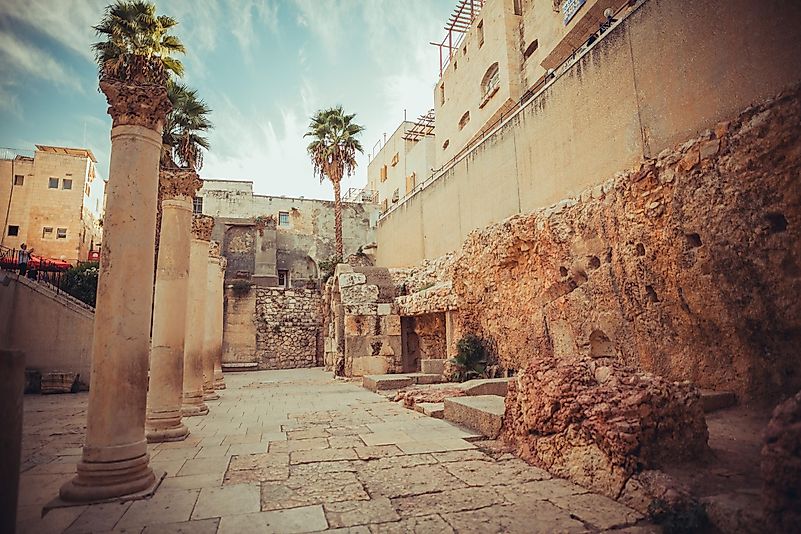 The street found in Jerusalem suggests how Pontius invested a lot of resources into the construction of the road. The street found in Jerusalem suggests how Pontius invested a lot of resources into the construction of the road.