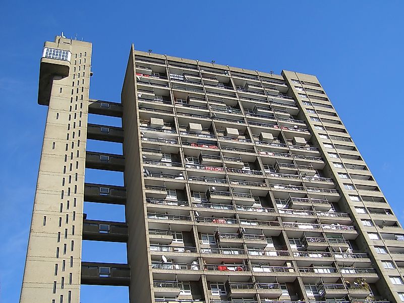 The Trellick Tower is a residential tower in London. The Trellick Tower is a residential tower in London.