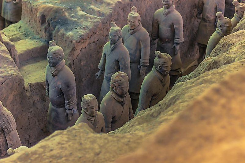 Xi'an, China - July 22, 2014: Pit one of the tombs of the Terracota Army. Credit: RPBaiao / Shutterstock.com Xi'an, China - July 22, 2014: Pit one of the tombs of the Terracota Army. Credit: RPBaiao / Shutterstock.com