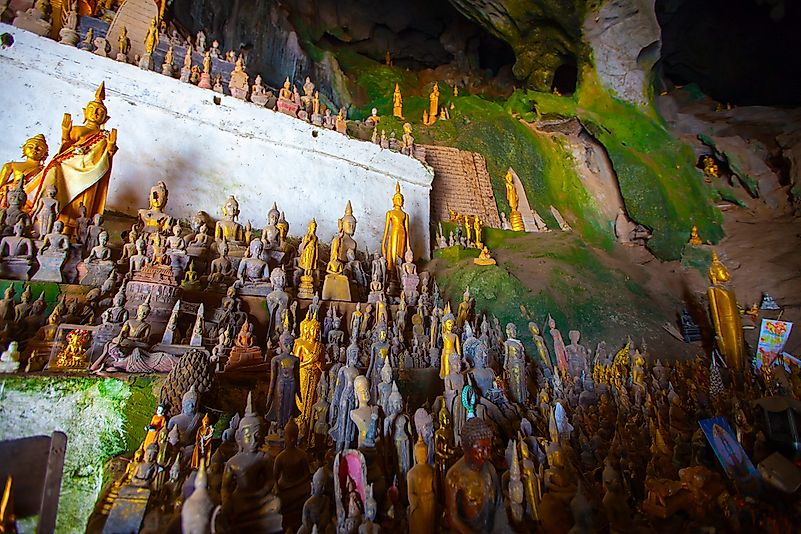 #5 Laos Has A Cave With Hundreds Of Ancient Buddha Sculptures