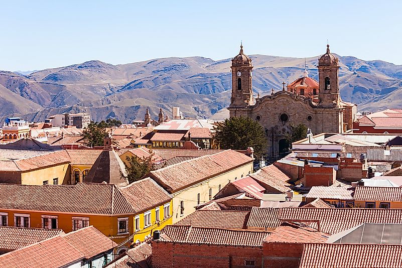 An aerial view of Potosi, Bolivia. An aerial view of Potosi, Bolivia.