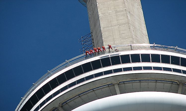 #3 Edgewalk, CN Tower, Toronto, Canada -