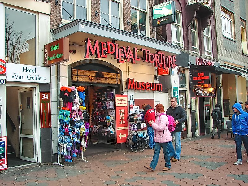 The Torture Museum can be found in the heart of Amsterdam, and it displays items from the darker times of our history. Image credit: Nick_Nick / Shutterstock.com The Torture Museum can be found in the heart of Amsterdam, and it displays items from the darker times of our history. Image credit: Nick_Nick / Shutterstock.com