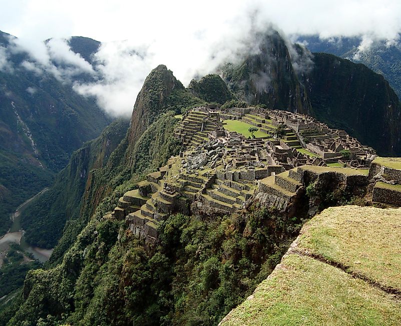 Historic Sanctuary of Machu Picchu was abandoned before the arrival of the Spanish. Image credit: wikimedia.org