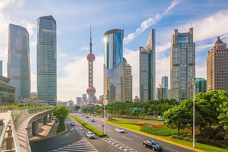 Shanghai, China, is known for its extensive and somewhat futuristic skyline. Shanghai, China, is known for its extensive and somewhat futuristic skyline.