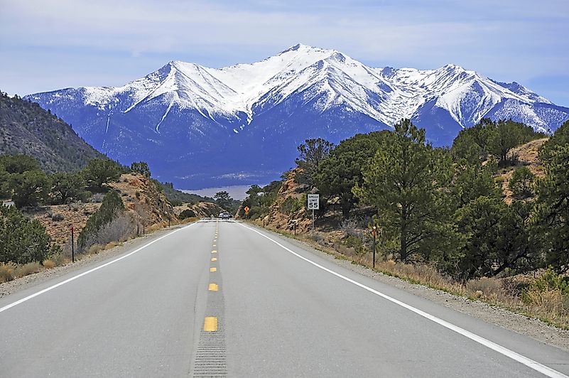 Driving through the beautiful mountains of Montana. Driving through the beautiful mountains of Montana.