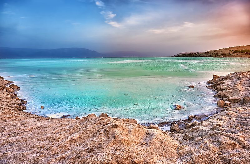 The Dead Sea is the lowest point in Asia, and the world.