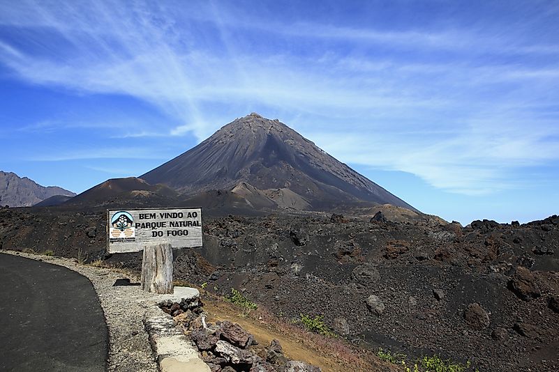 Pico de Fogo, Cape Verde. Pico de Fogo, Cape Verde.