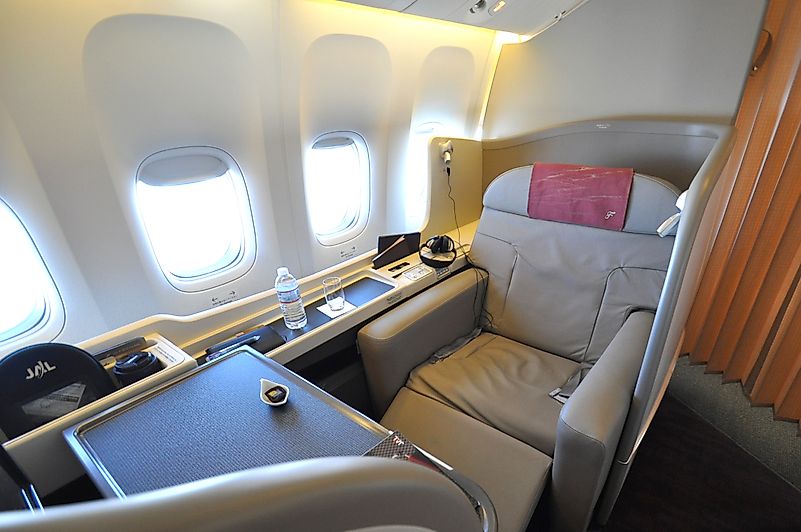 First-class ticket holders enjoy greater privacy. Image credit: wikimedia.org