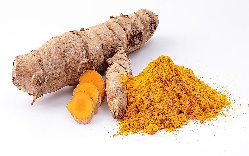 Turmeric rhizome. Turmeric rhizome.