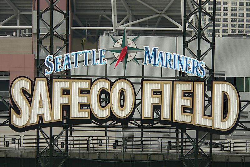 Safeco Field is the home park of the Seattle Mariners. Editorial credit: Eugene Buchko / Shutterstock.com