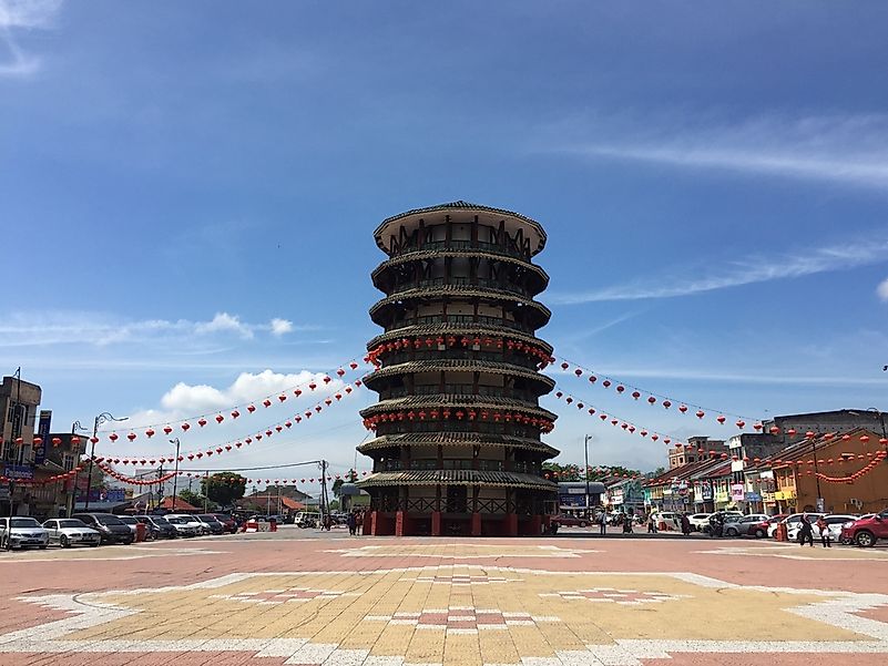The Leaning Tower of Teluk, Malaysia. The Leaning Tower of Teluk, Malaysia.