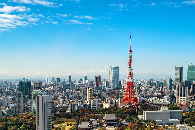 Las Vegas's interpretation of the Eiffel Tower. The Tokyo Tower was inspired by the Eiffel Tower.