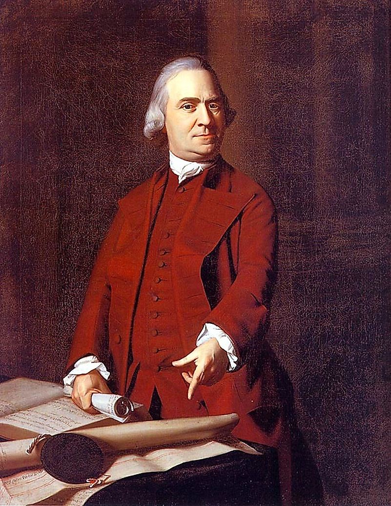 A portrait of Samuel Adams. Image credit: John Singleton Copley/Public domain A portrait of Samuel Adams. Image credit: John Singleton Copley/Public domain