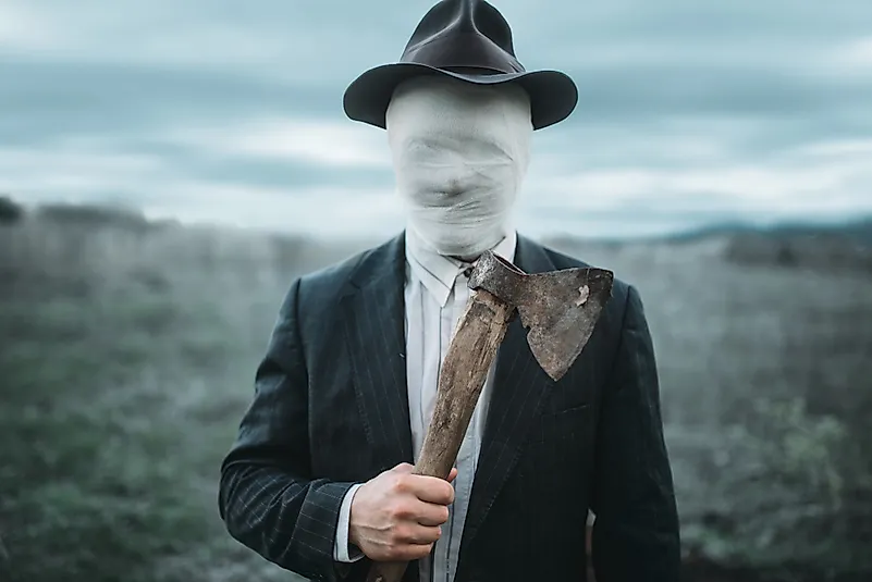 Most of the victims of this serial killer were Italian-Americans, murdered with either an ax or a razor. Most of the victims of this serial killer were Italian-Americans, murdered with either an ax or a razor.