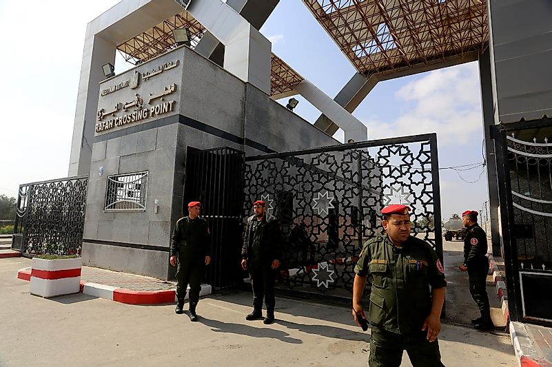 The Ministry of Interior in the Gaza Strip decided to close the Rafah border crossing with Egypt, due to our fear of spreading of the the COVID-19 coronavirus disease, on March 15, 2020. Image credit: Abed Rahim Khatib / Shutterstock.com