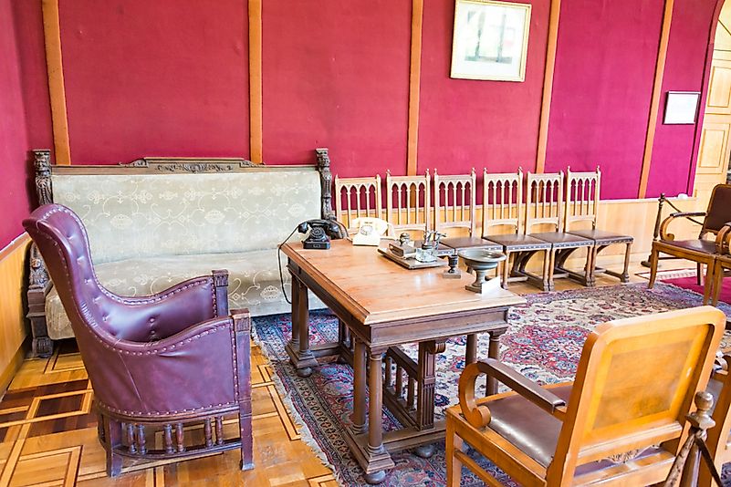 Stalin's first office in the Kremlin. Editorial credit: beibaoke / Shutterstock.com. Stalin's first office in the Kremlin. Editorial credit: beibaoke / Shutterstock.com.