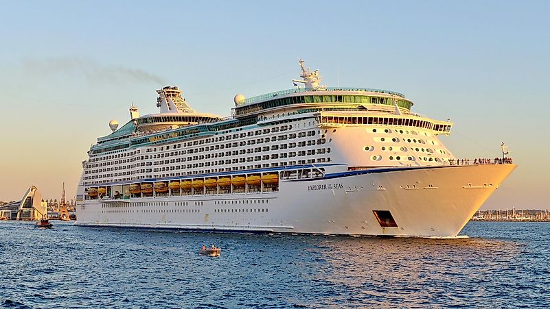 Many passengers on Explorer of the Seas suffered from a stomach virus outbreak. Image credit: wikimedia.org.