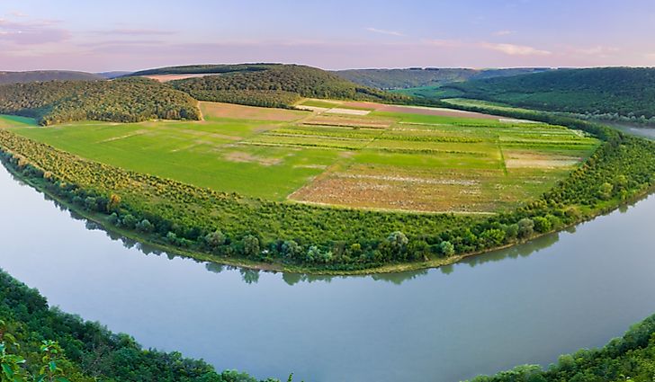 #4 The Dniester River Canyon
