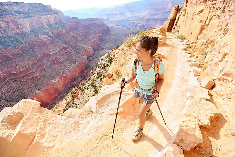 Getting back up is not such a problem since it is mandatory, but the hike down is known to be very tiresome. Getting back up is not such a problem since it is mandatory, but the hike down is known to be very tiresome.