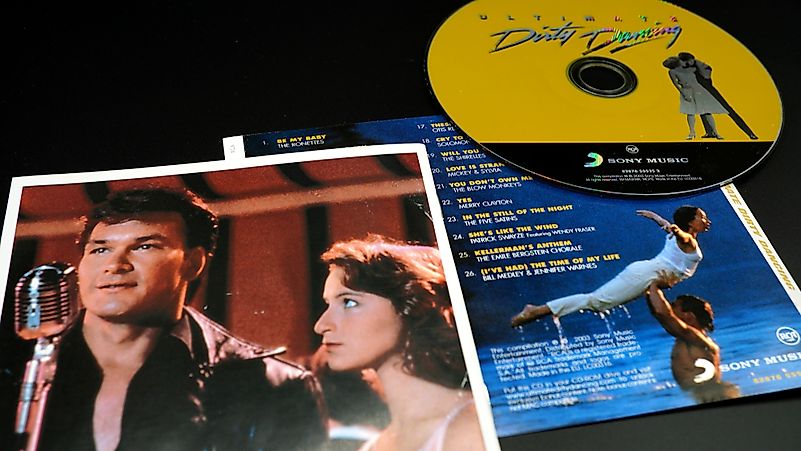 1987 film directed by Emile Ardolino and starring Patrick Swayze and Jennifer Gray. Credit: Kraft74 / Shutterstock.com