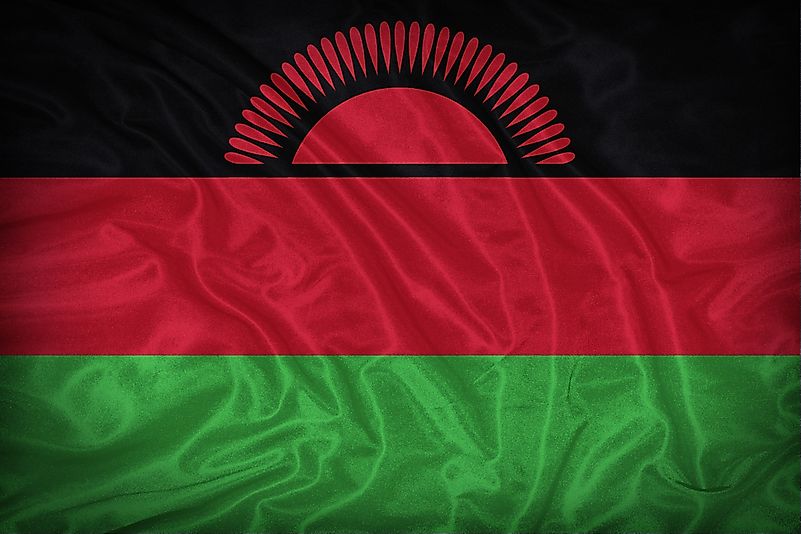 The former flag of Malawi. The former flag of Malawi.
