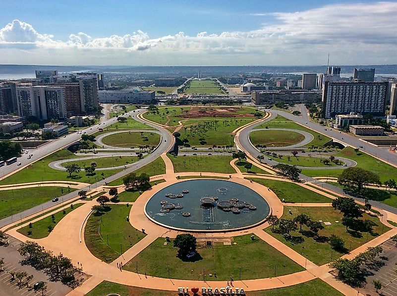 Brasilia is known for its gorgeous urban architecture. Image credit: budgetyourtrip.com