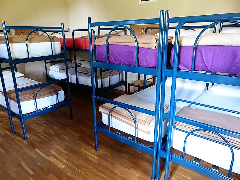 Sharing rooms in hostels helps save money on accommodation. Image credit: Hans Braxmeier from Pixabay Sharing rooms in hostels helps save money on accommodation. Image credit: Hans Braxmeier from Pixabay