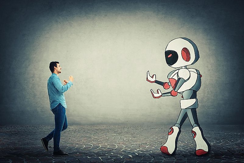 The other possible future that awaits is the one where a machine, which trumps a human being in every way, replaces us. The other possible future that awaits is the one where a machine, which trumps a human being in every way, replaces us.