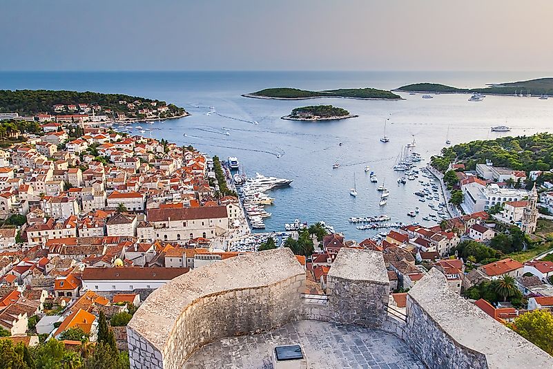 The Adriatic Sea in Croatia.