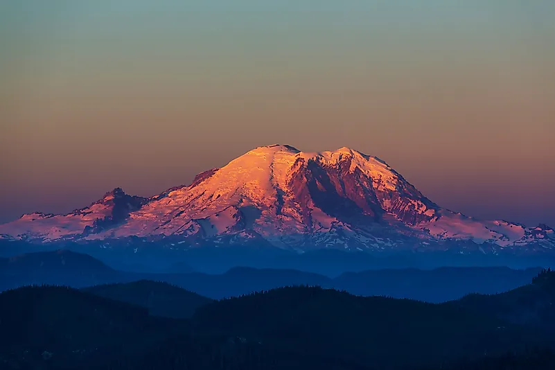 Parque nacional do Monte Rainier, Washington.