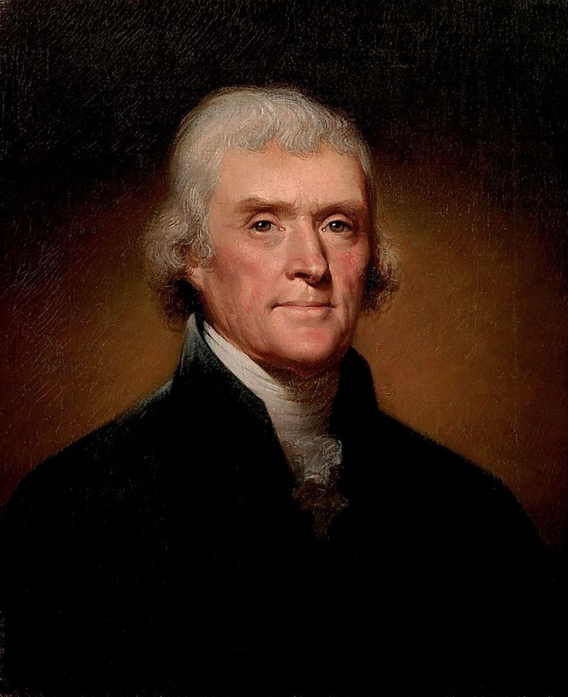 Thomas Jefferson. Image credit: Rembrandt Peale/Public domain Thomas Jefferson. Image credit: Rembrandt Peale/Public domain