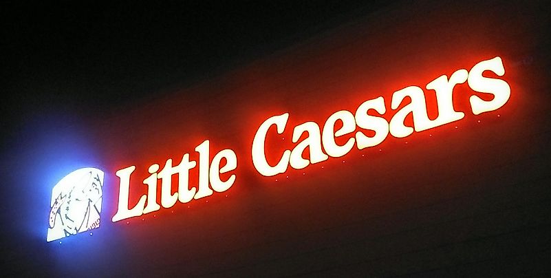 Little Caesars is affordable but unhealthy. Image credit: wikimedia.org