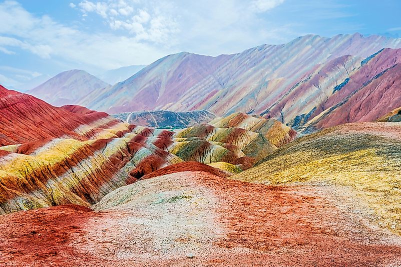 #12 Rainbow Mountains of Zhangye