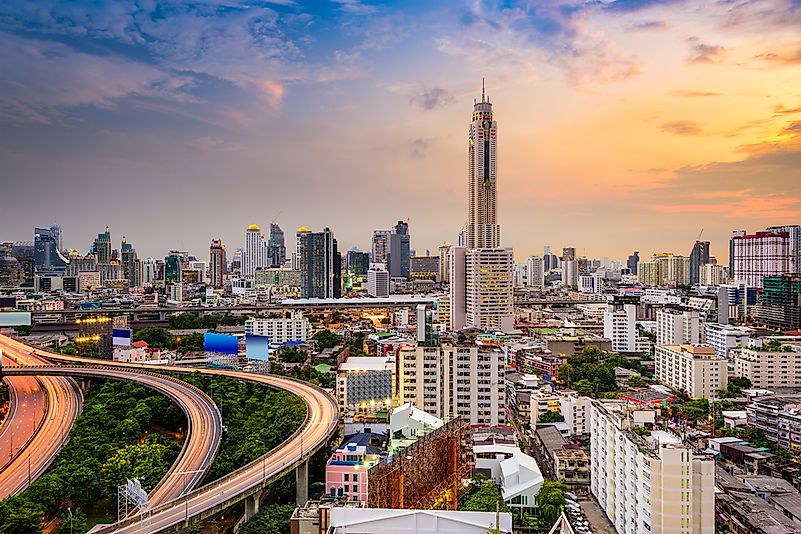 #6 Baiyoke Tower II, Thailand - 1,1014 Feet