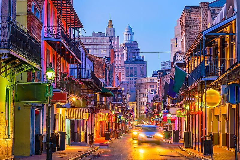 The French Quarter of New Orleans, USA. The French Quarter of New Orleans, USA.