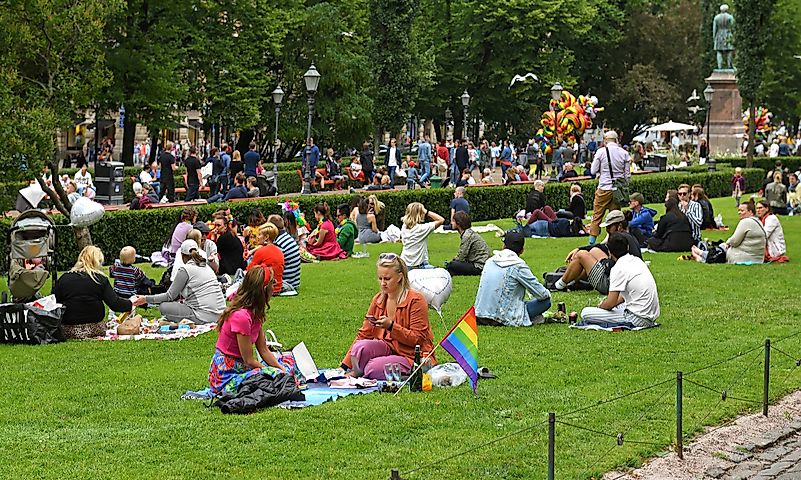 Helsinki, Finland picnics after Helsinki Pride Helsinki, Finland - Popova Valeriya / Shutterstock.com