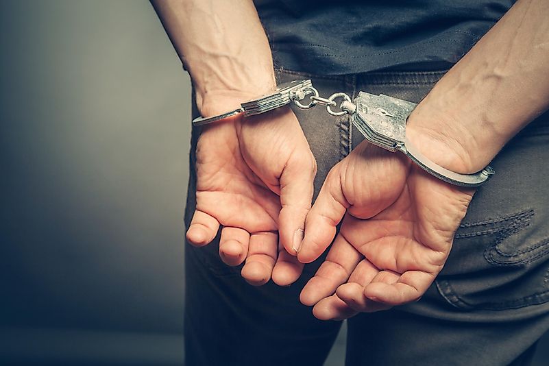 A police found abag of methamphetamine shoved deep inside his belly button. A police found abag of methamphetamine shoved deep inside his belly button.