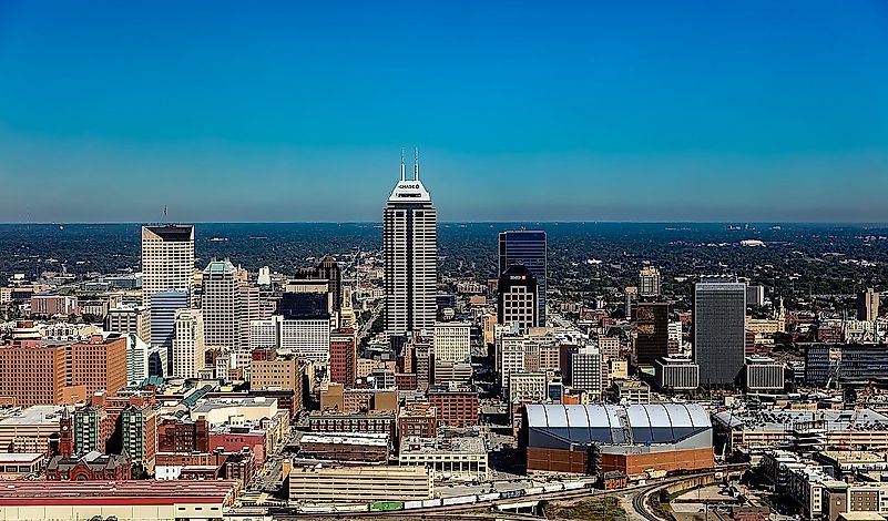 Cityscape of Indianapolis, Indiana. Image credit: tpsdave/Wikipedia.com