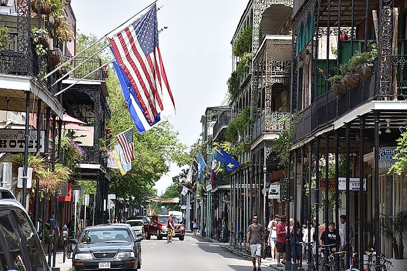 Royal Street, New Orleans from St Philip Street. Image credit: MusikAnimal/Wikimedia.org Royal Street, New Orleans from St Philip Street. Image credit: MusikAnimal/Wikimedia.org