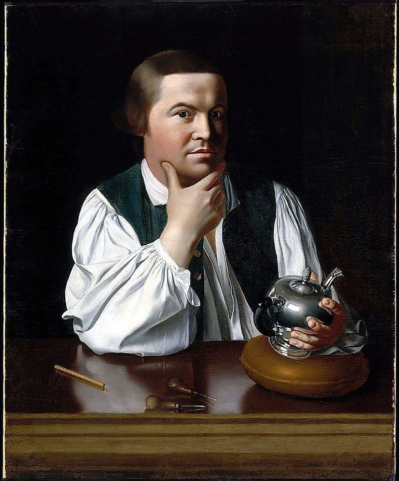 A portrait of Paul Revere. Image credit: John Singleton Copley/Public domain A portrait of Paul Revere. Image credit: John Singleton Copley/Public domain