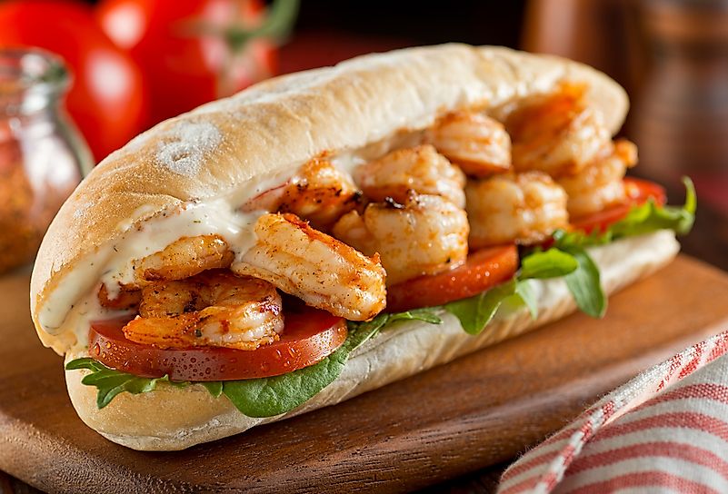 #10 Po'Boy sandwich